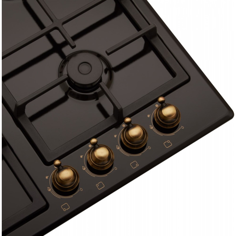 Варильна поверхня ELEYUS SILVA 60 BL+RB CF