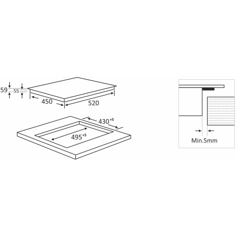 Варильна поверхня Interline HIV 740 SIB BG