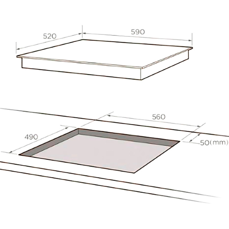 Варильна поверхня MIDEA MC-IF7454AJ1C-A
