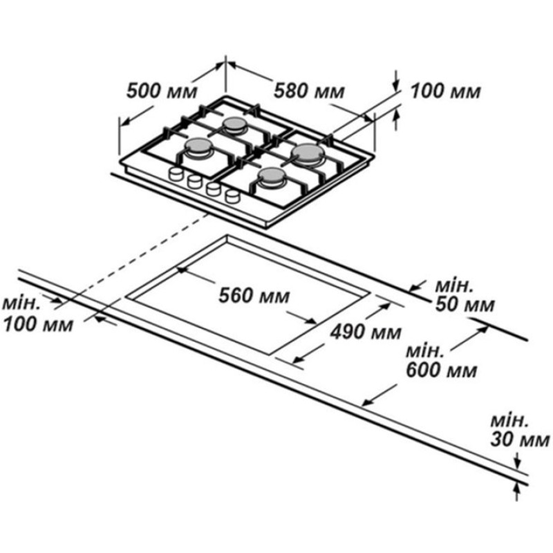 Варильна поверхня LUXELL C6-LX40CB