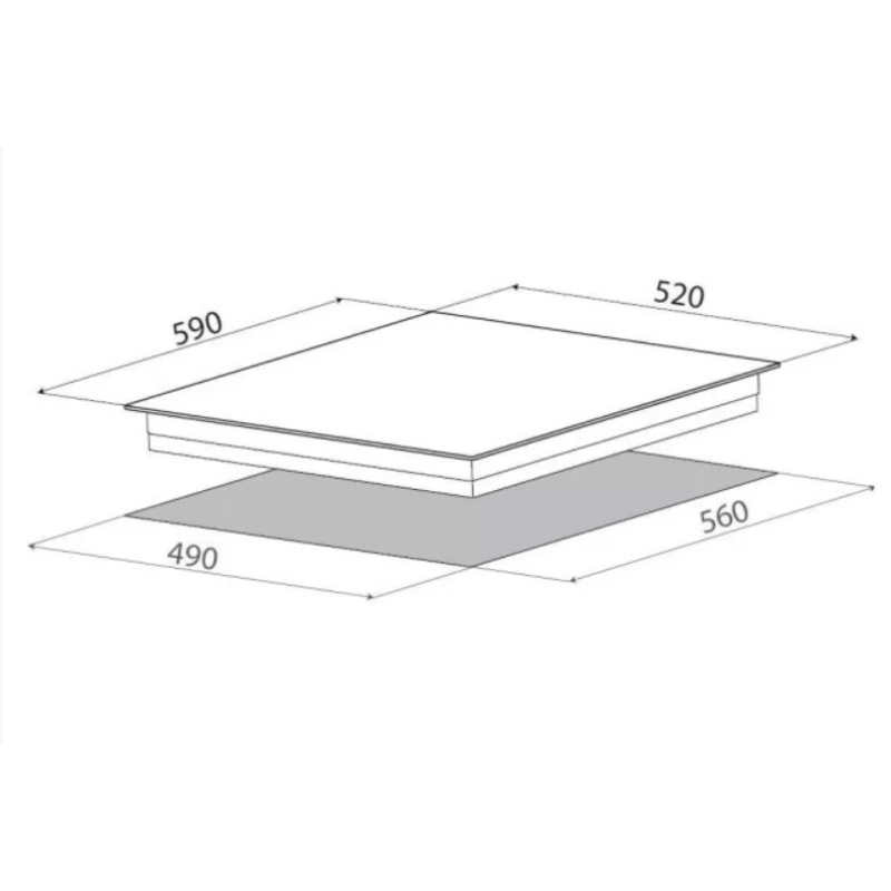 Варильна поверхня Elica RATIO 604 PLUS BL
