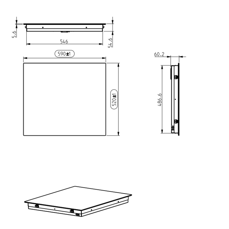 Варильна поверхня Elica RATIO 604 PLUS BL