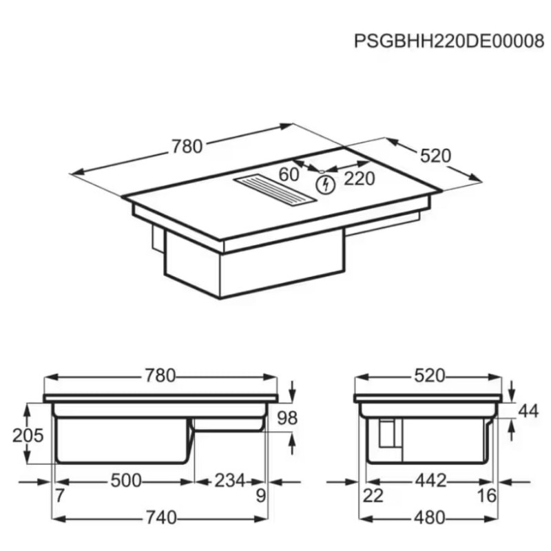 Варильна поверхня AEG CCE84543FB