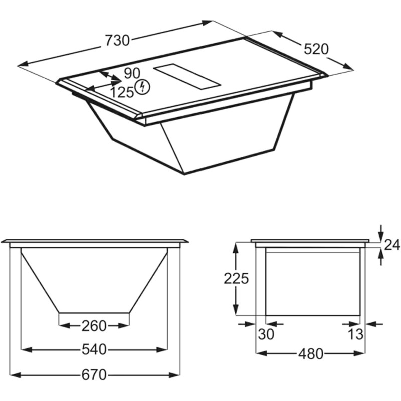 Варильна поверхня AEG NCH74B01AB