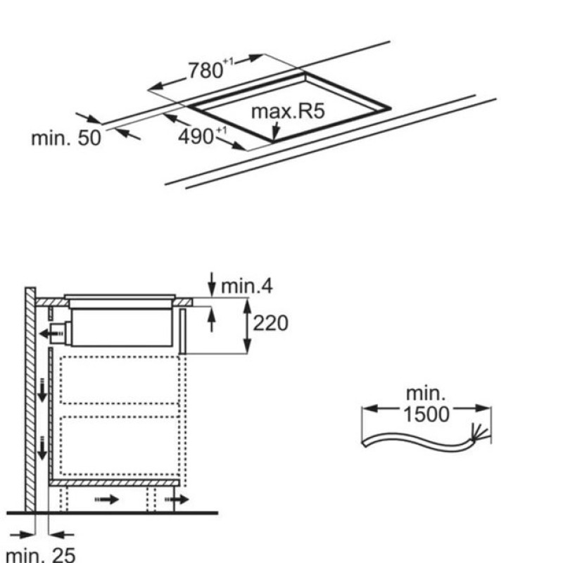 Варильна поверхня AEG NCP84C01AZ