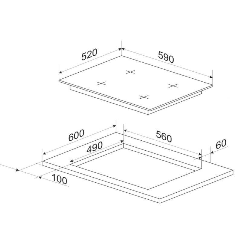  Варильна поверхня HANSA BHKS6718511