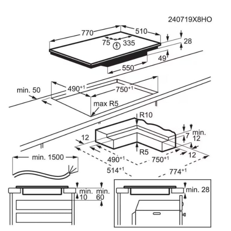 Hon Surface Electrolux EIS82453iz