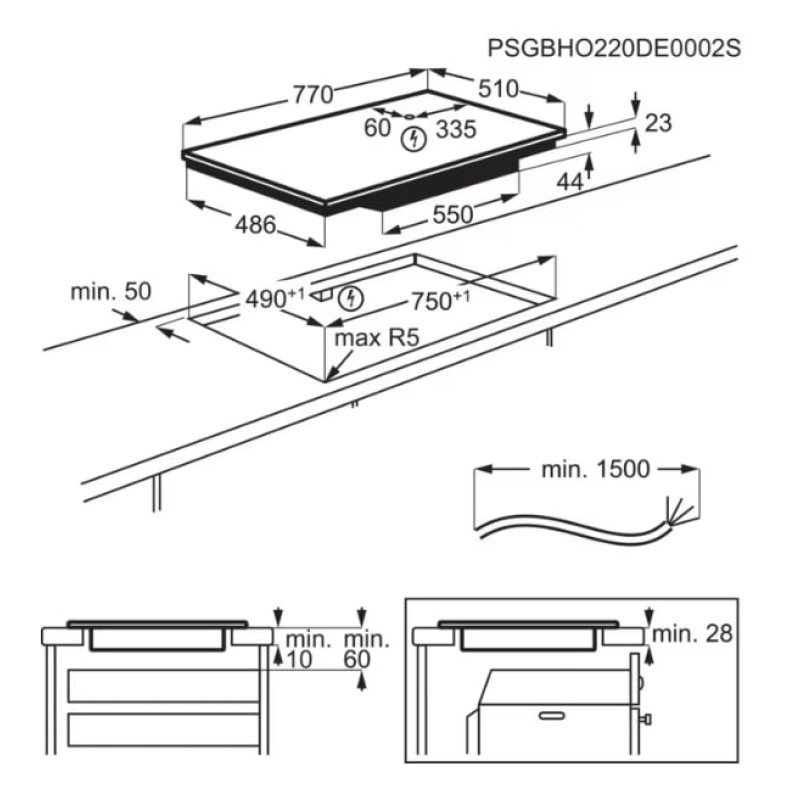 Hon Surface Electrolux EIS82453iz