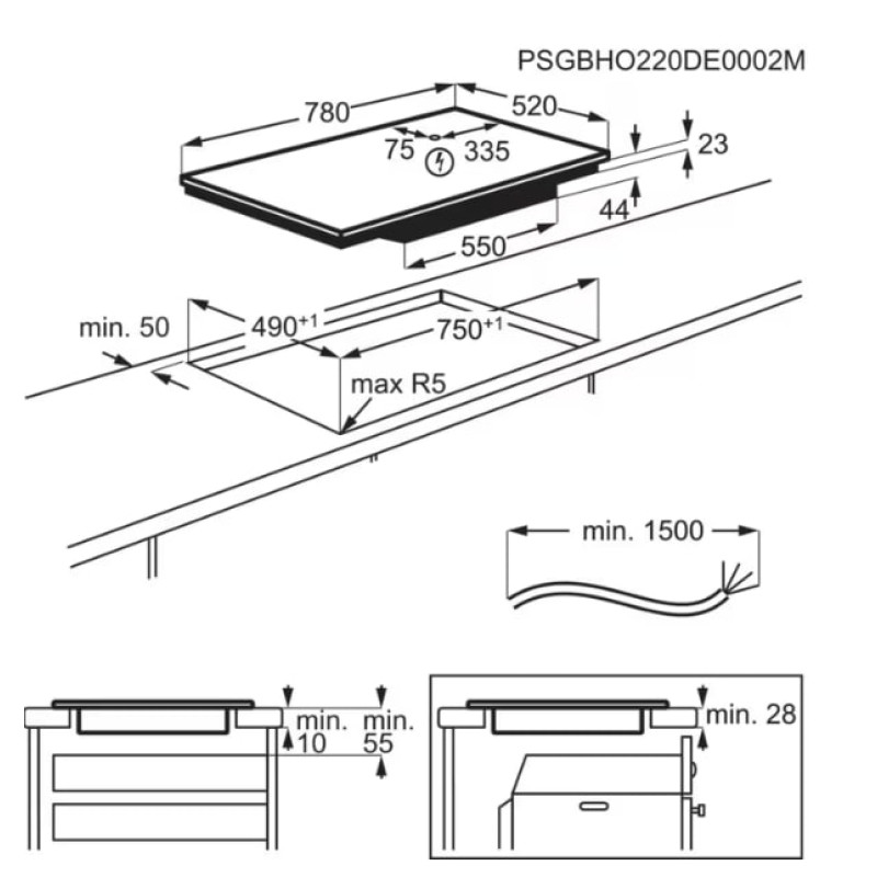 Варильна поверхня Electrolux EIS87583