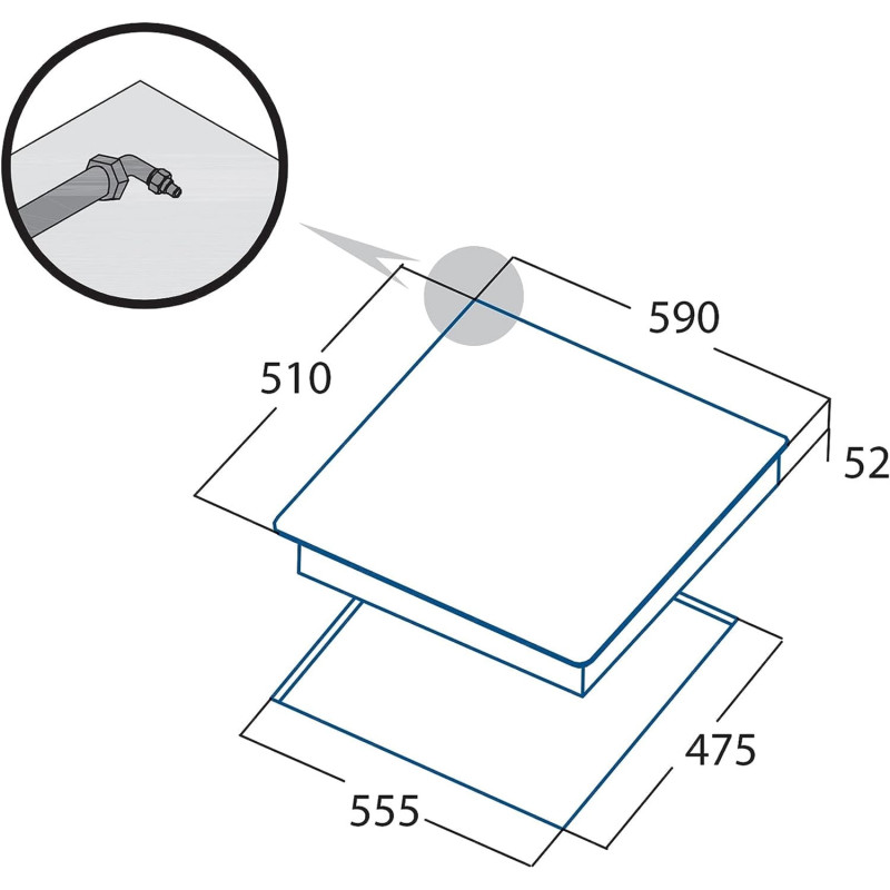 Варильна поверхня Cata CCI 6031 BK (08041501)
