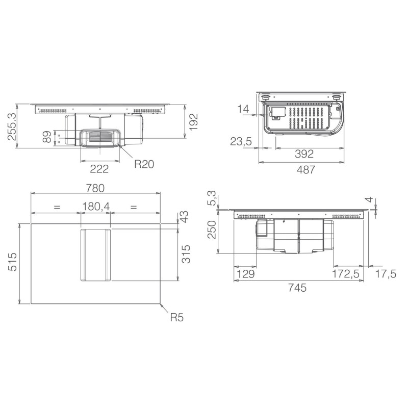 Варильна поверхня Elica NIKOLATESLA ALPHA B BL/A/60