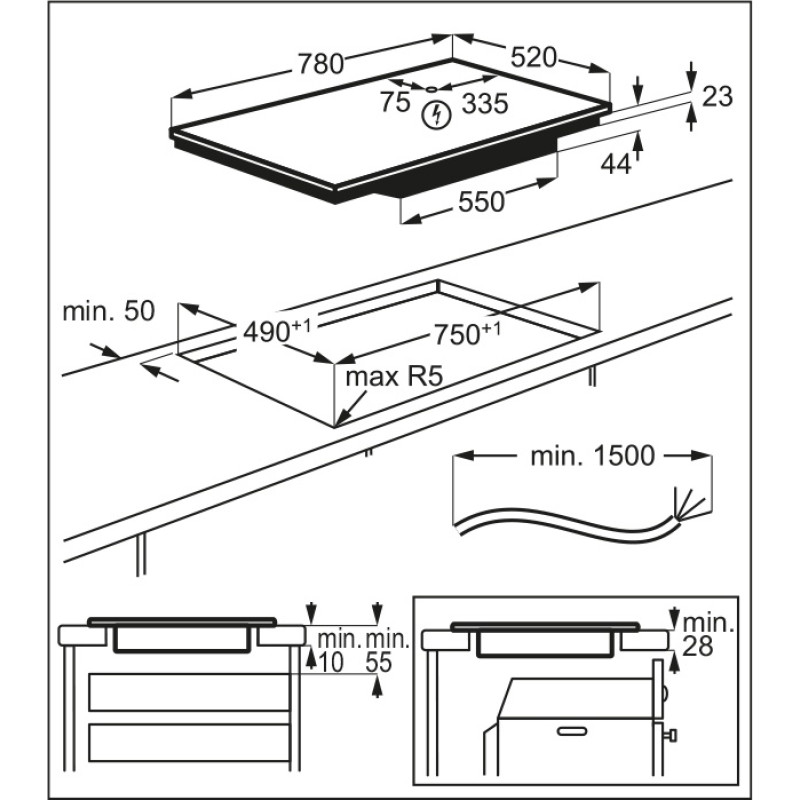 Варильна поверхня Electrolux EIV83443CT