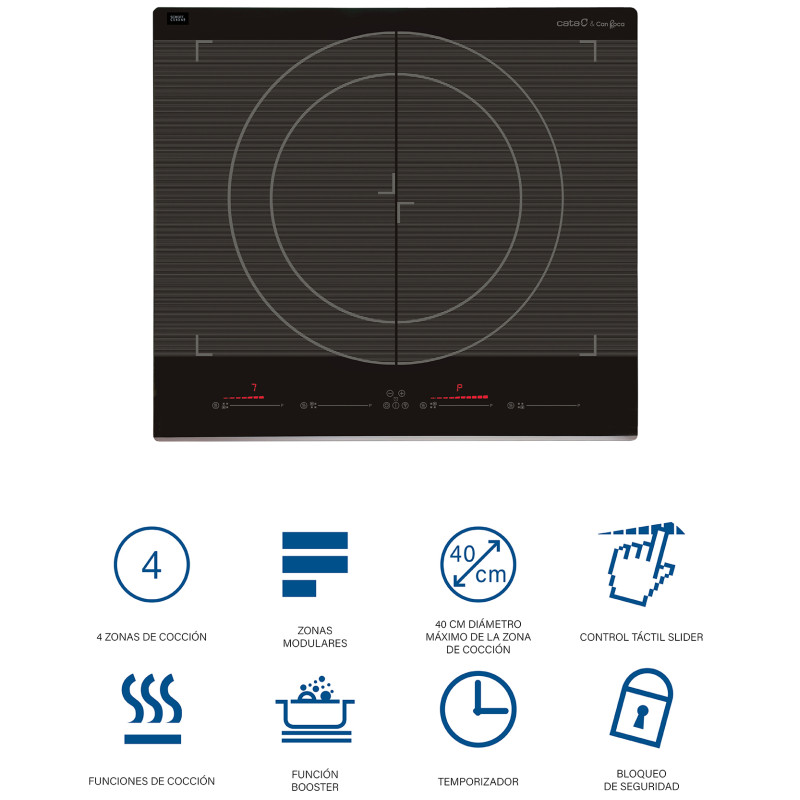 Варильна поверхня Cata Giga 600 Black (08026002)