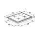Варильна поверхня VENTOLUX HG631-A3MC CEST (AN)
