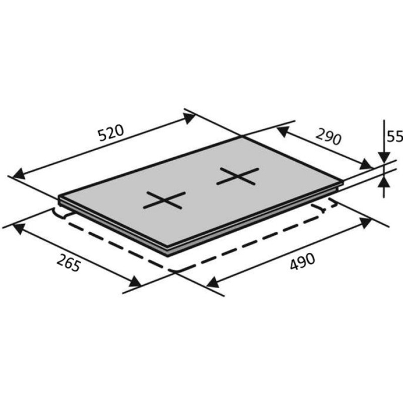 Варильна поверхня VENTOLUX HI 32 WH TC FBS FZ SL