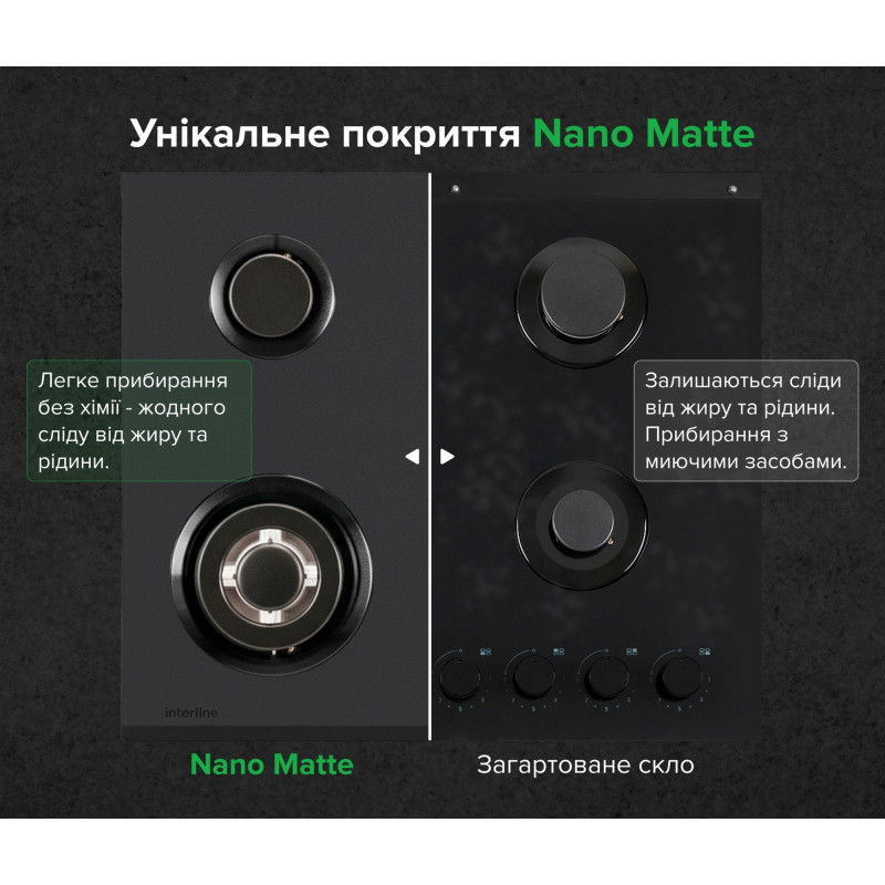 Варильна поверхня Interline HGG 760 FGT BA Nano Matte