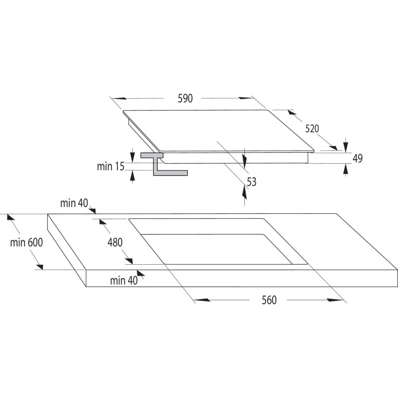Варильна поверхня Gorenje GI6432BSCE