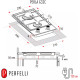Варильна поверхня PERFELLI PERLA G32C BEIGE