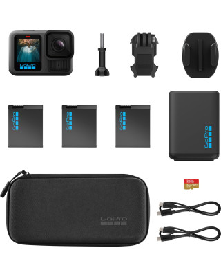 Екшн-камера GoPro HERO13 Black + Enduro (3шт) + SD Card + Dual Battery Charger + Сase (CHDRB-134-RW)