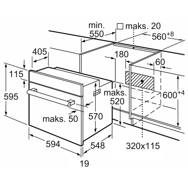 Духова шафа Siemens HB 557JEB6T