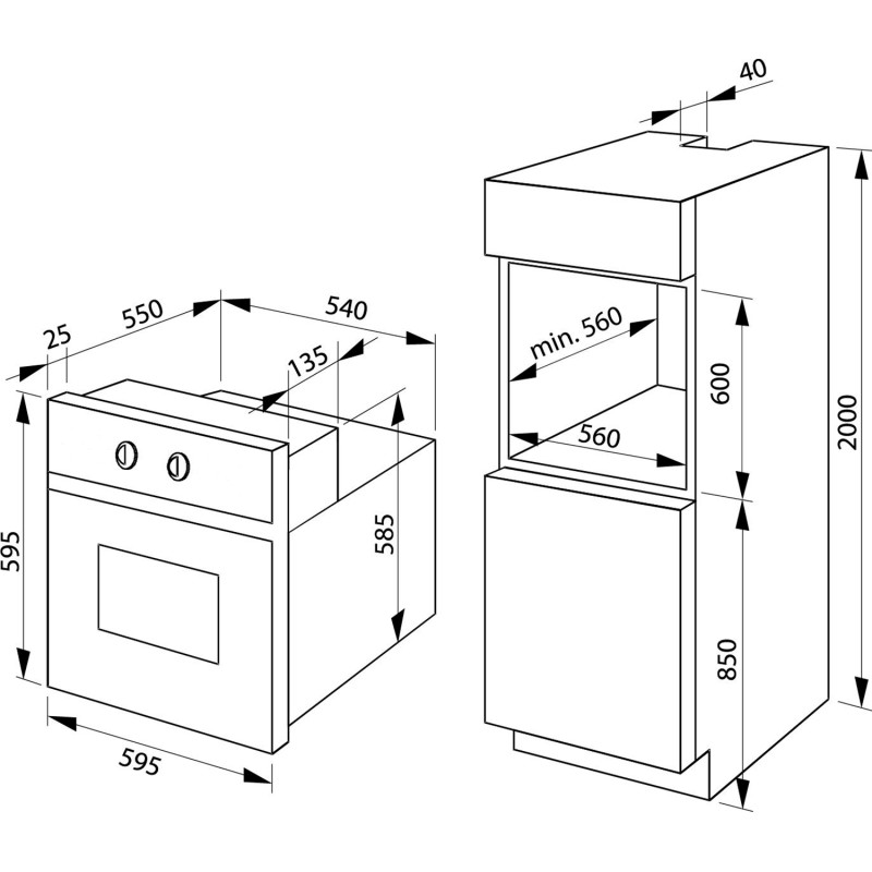 Духова шафа HANSA BOEB68433