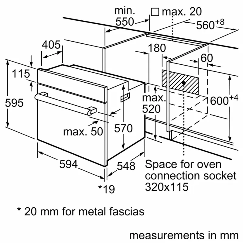 Духова шафа BOSCH HBF512BS1T