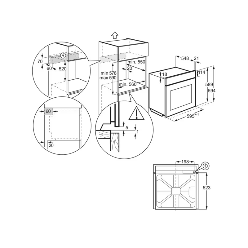 Духова шафа AEG NBU5A43PB