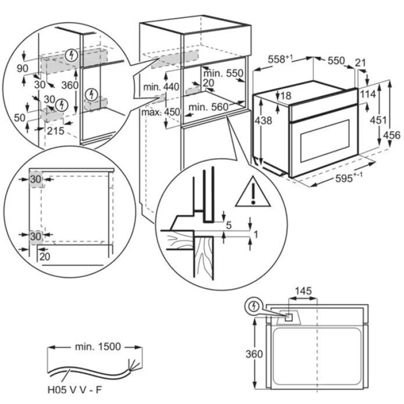 Духова шафа AEG NKK6N40KB