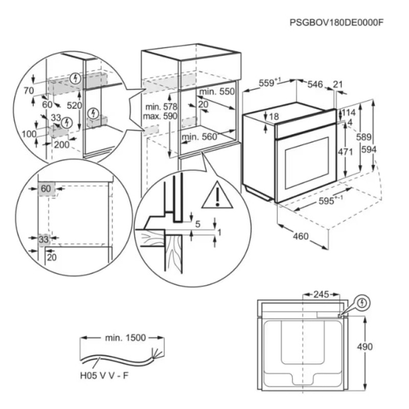 Духова шафа AEG NBA5P531AB
