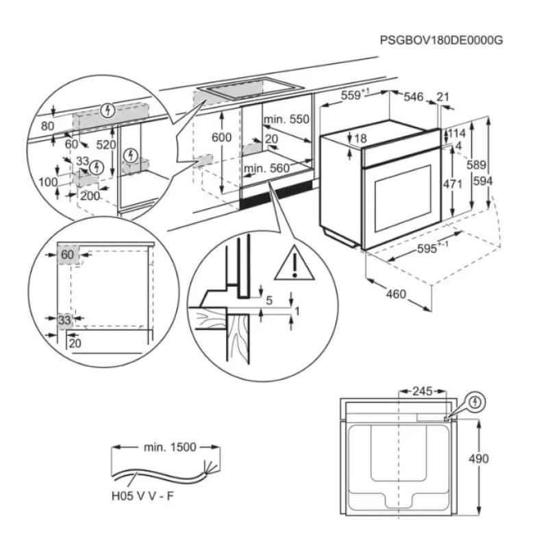 Духова шафа AEG NBE7P731AT