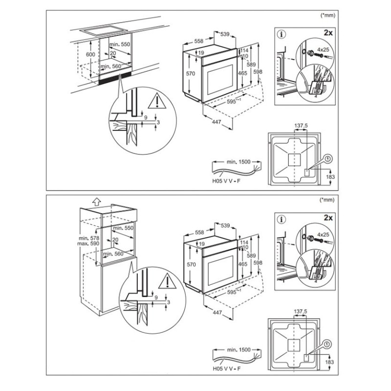 Духова шафа Electrolux LOF4P06BK