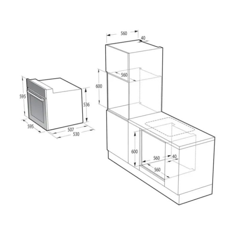 Духова шафа GORENJE BO6615E01B
