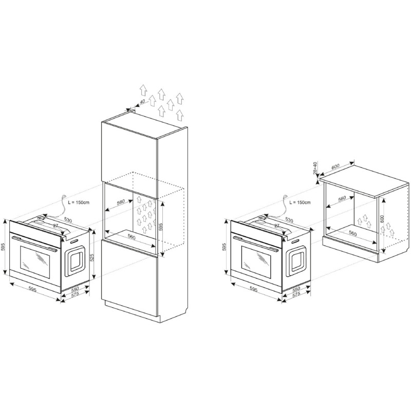 Духова шафа Hansa BOES68422