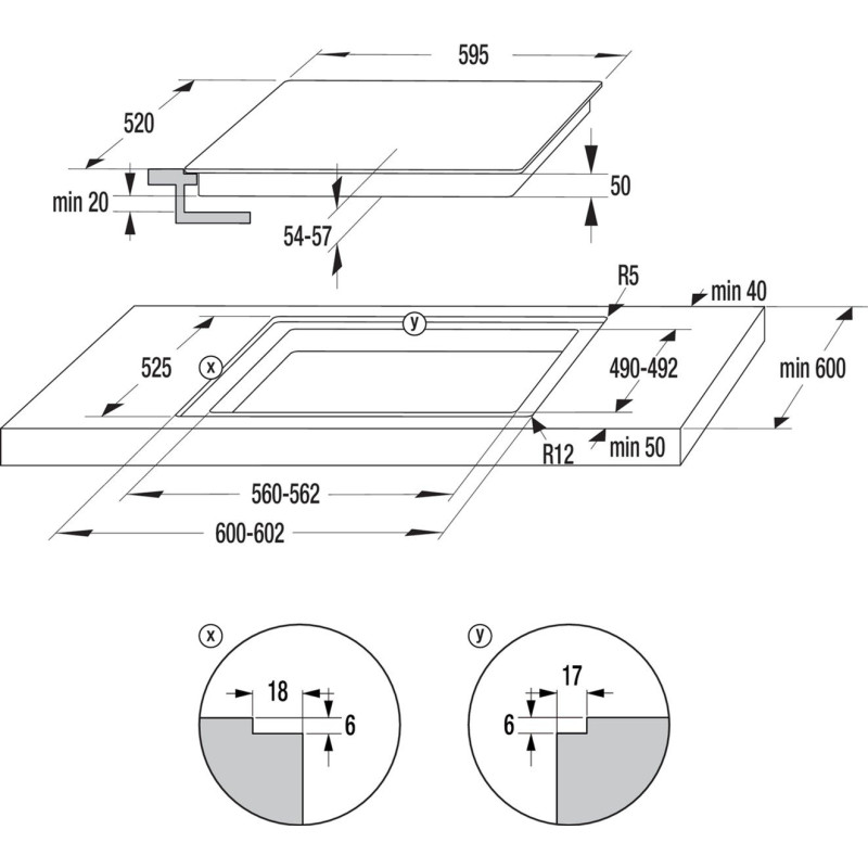 Комплект Gorenje BO6737E02X + Gorenje ECT41SC