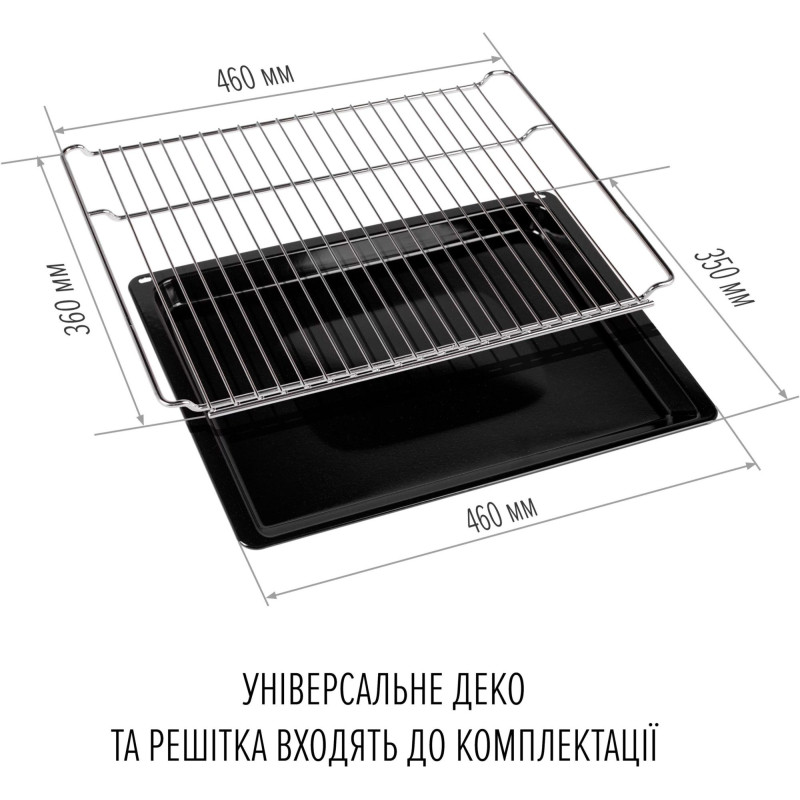 Духова шафа PERFELLI PERLA 6D8S NERO