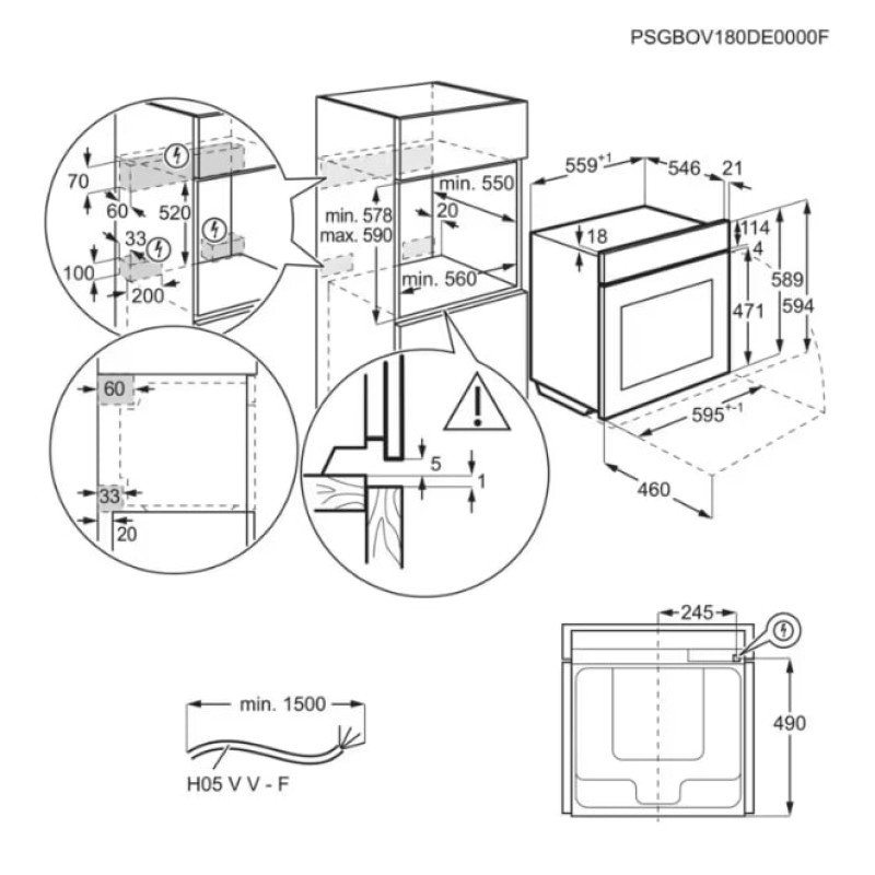Духова шафа AEG NBR7P731ST