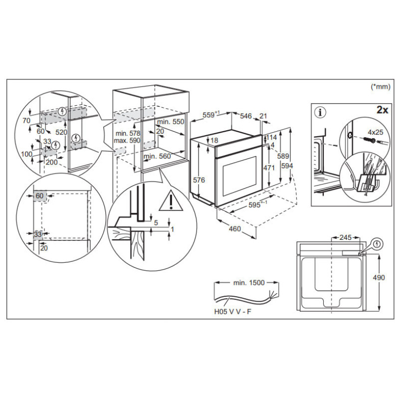 Духова шафа ELECTROLUX EOB8S38X