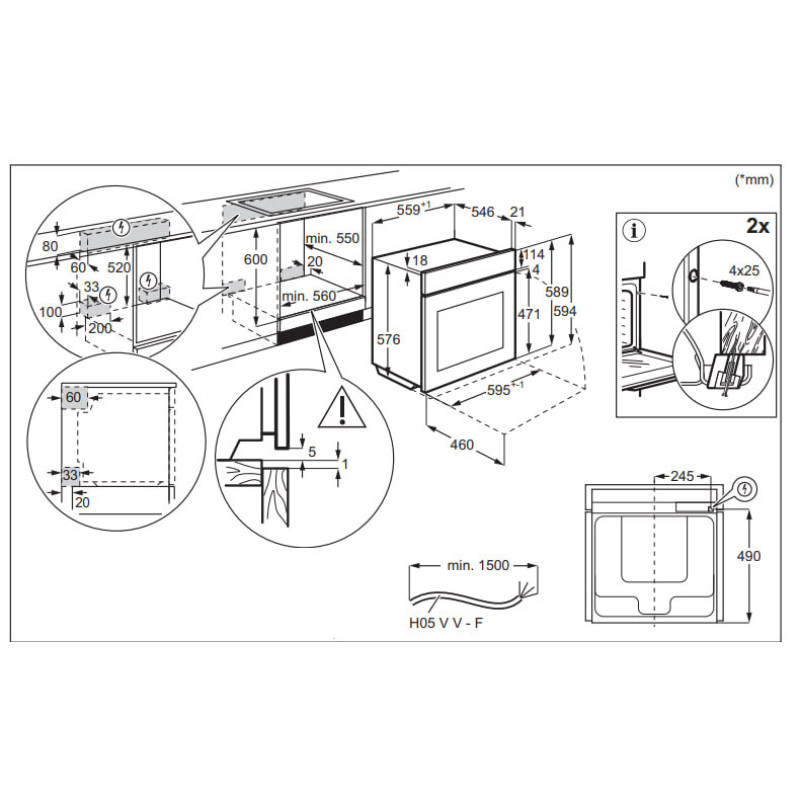 Духова шафа ELECTROLUX KOAAS3ST