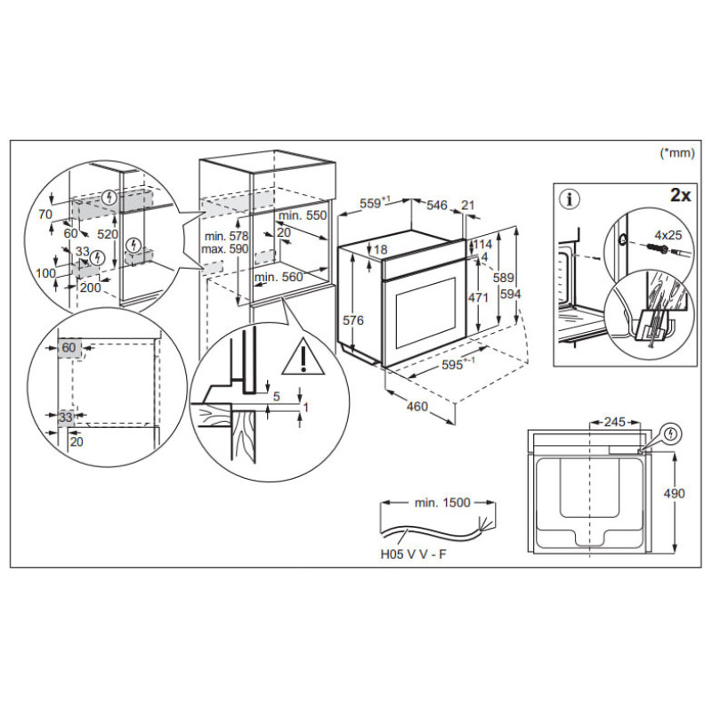 Духова шафа ELECTROLUX KOAAS3ST