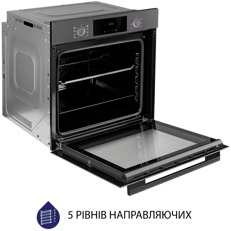 Духова шафа Minola EOD 6804 Platinum Gray