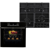 Комплект Дух.шафа + Вар.поверхня газ. Gorenje BO6735E02BK + G641EB