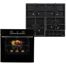 Комплект Дух.шафа + Вар.поверхня газ. Gorenje BO6735E02BK + G641EB