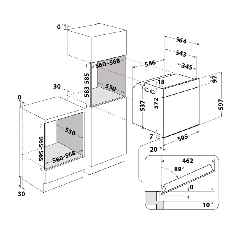 Духова шафа Whirlpool WOI118HT2SSMA