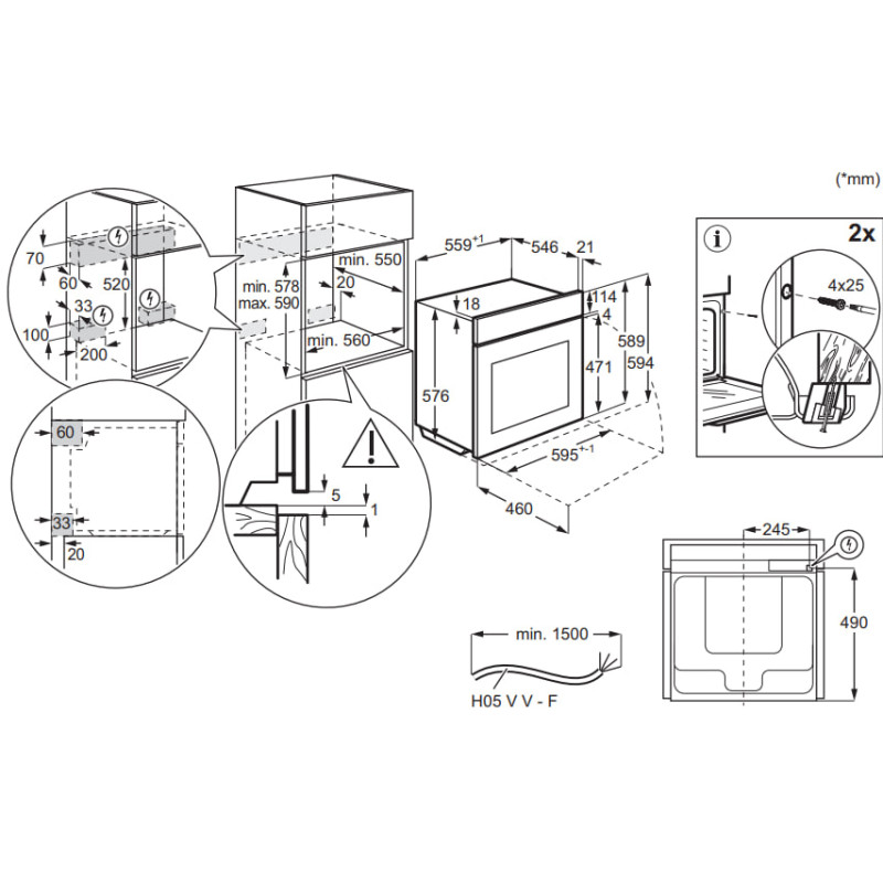 Духова шафа AEG NBA5P43AK