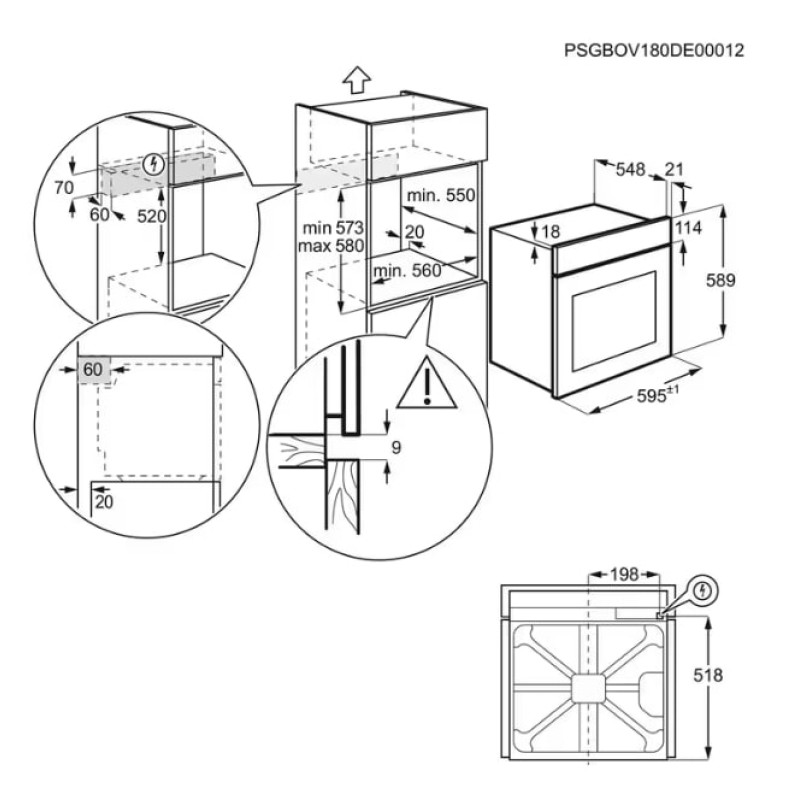 Духова шафа AEG NBR6P531SB