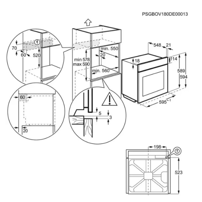 Духова шафа AEG OA5CB31SM
