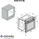 Духова шафа Minola EO 675 BL