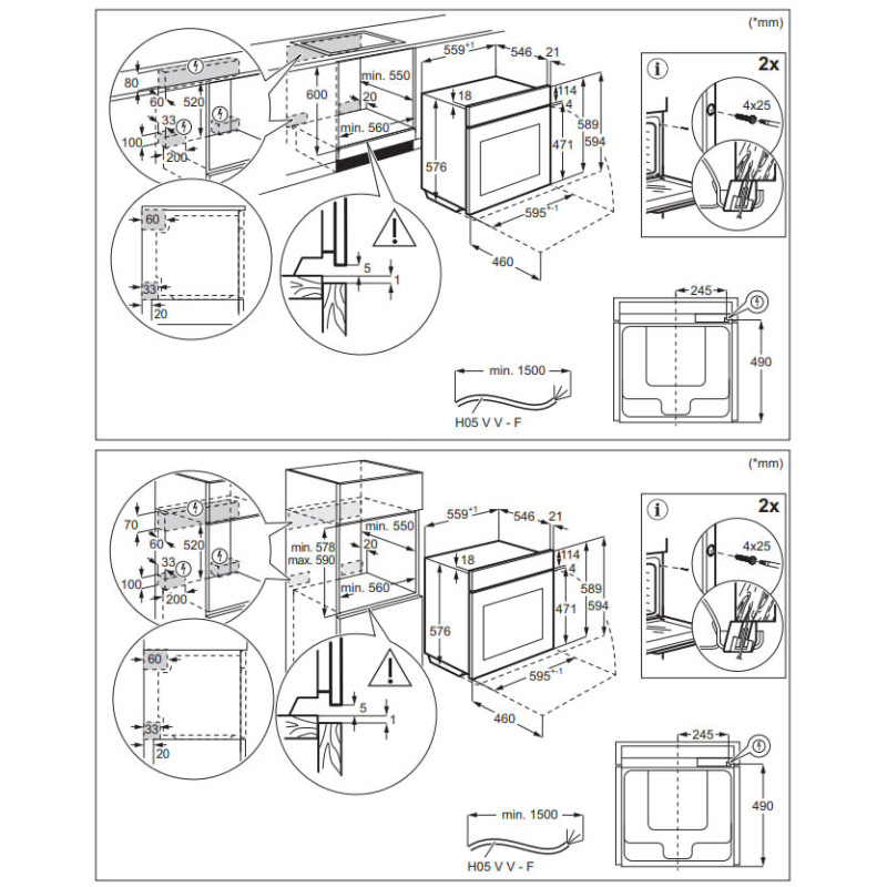 Духова шафа ELECTROLUX LOB8S38V