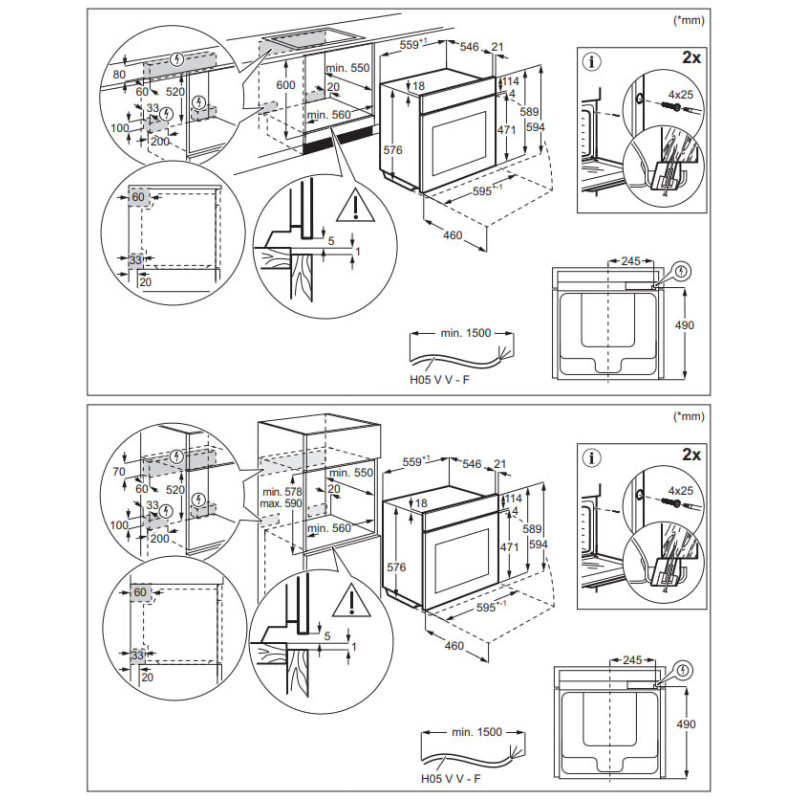 Духова шафа ELECTROLUX LOB8S38Z