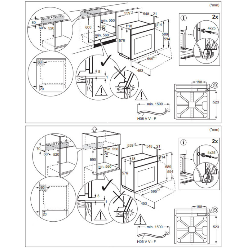 Духова шафа ELECTROLUX LOF6P16Z